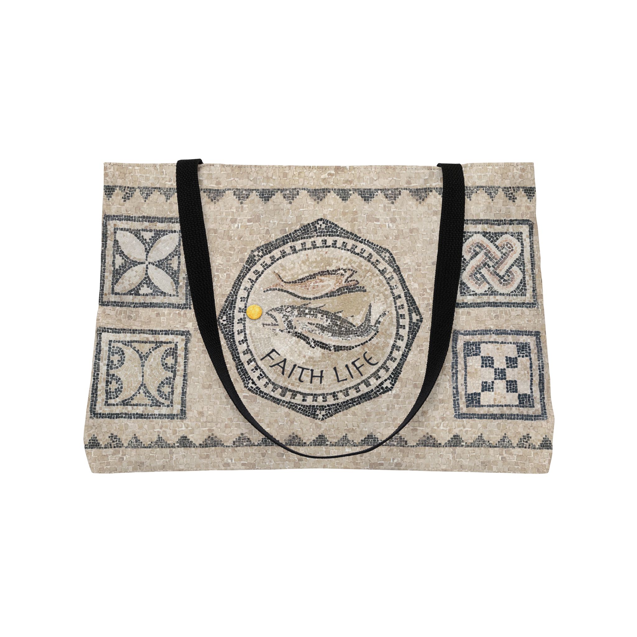 Christian Fish Mosaic - Vacation Weekender Tote Bag 4 Christian Fish Mosaic - Vacation Weekender Tote Bag - Image 4