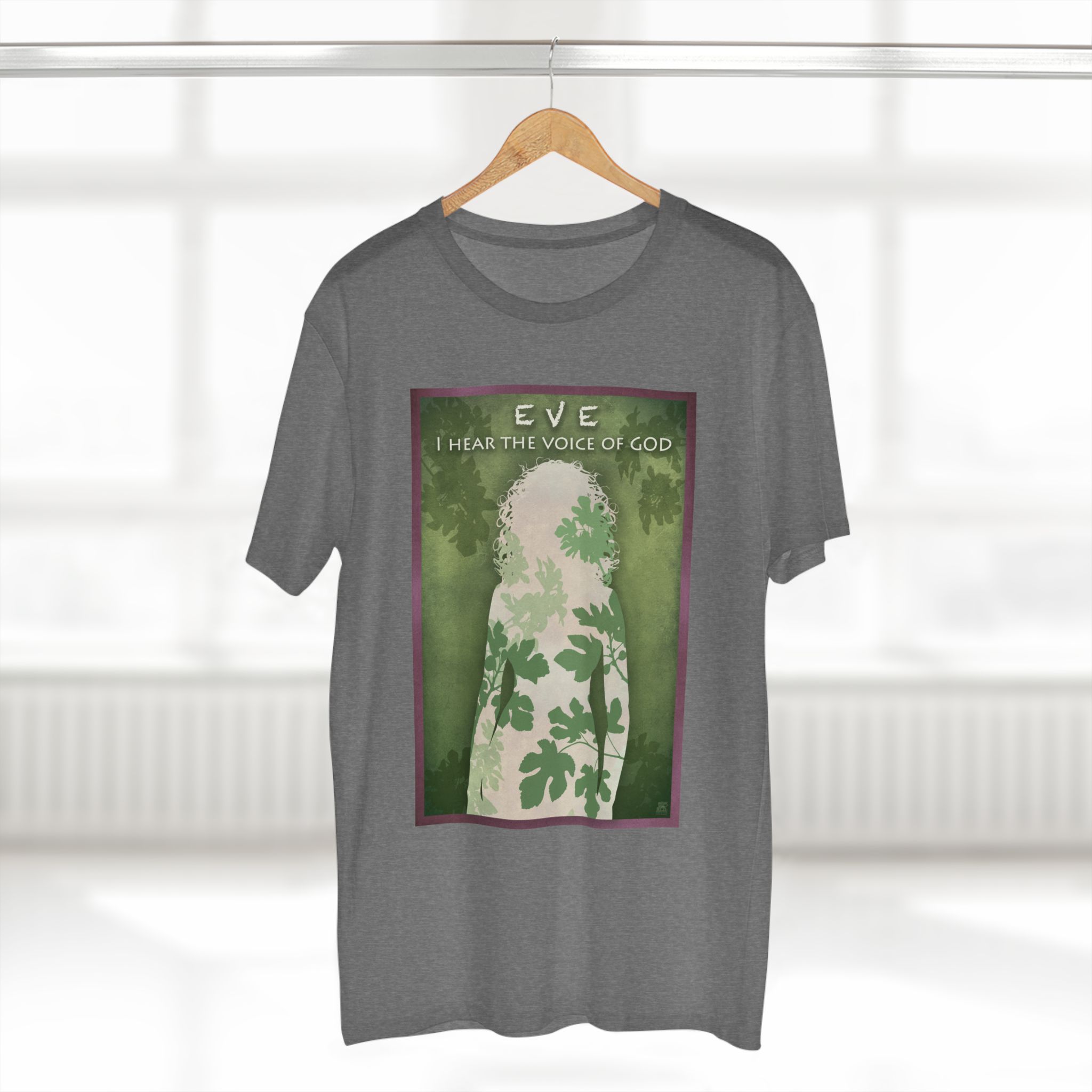 Eve, Women’s Christian T-Shirt - “I Hear the Voice of God” Faith T-Shirt Halo House Eve, Women’s Christian T-Shirt - “I Hear the Voice of God” Faith T-Shirt - Image 9