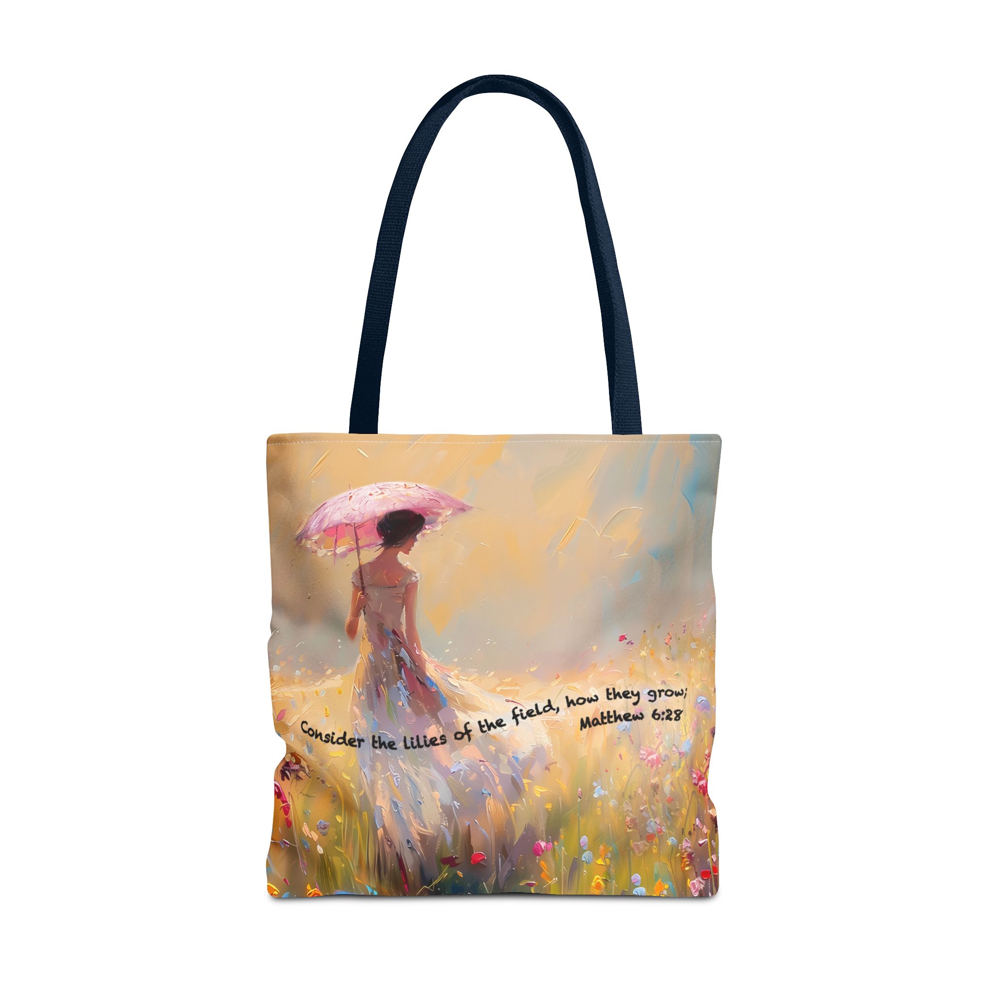 Matthew 6:28 Christian Tote Bag - Inspirational Bible Verse Faith Tote Bag 17 Matthew 6:28 Christian Tote Bag - Inspirational Bible Verse Faith Tote Bag - Image 17