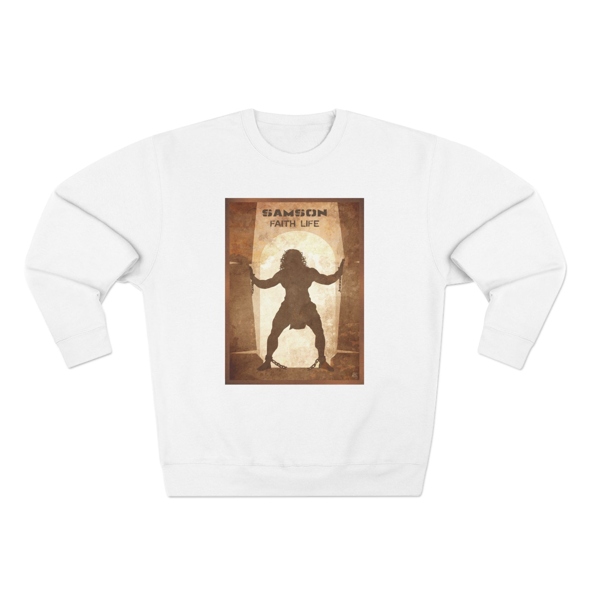 Samson, Faith Life : Sweatshirt Halo House Samson, Faith Life : Sweatshirt - Image 16