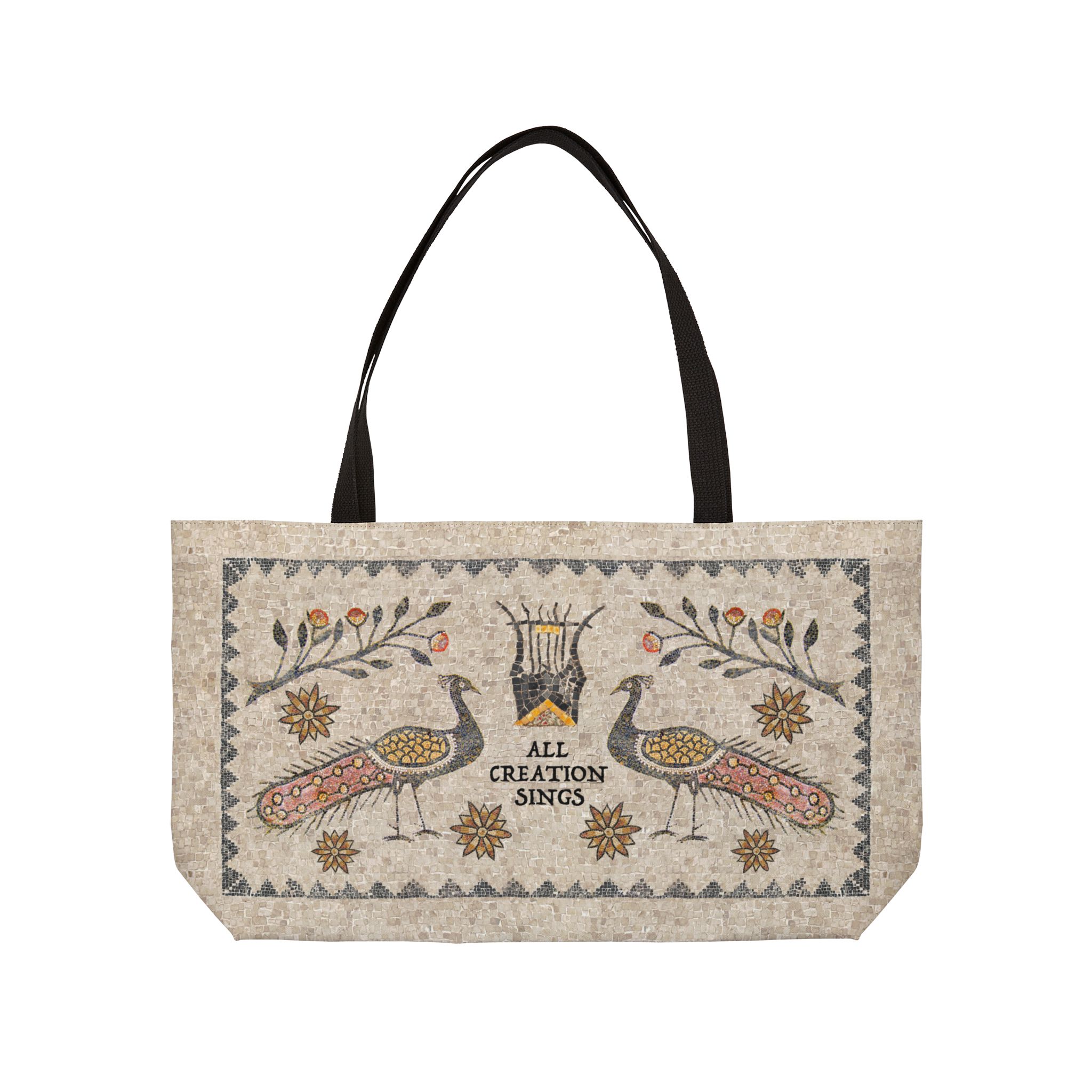 Peacock, All Creation Sings - Vacation Weekender Tote Bag 1 Peacock, All Creation Sings - Vacation Weekender Tote Bag