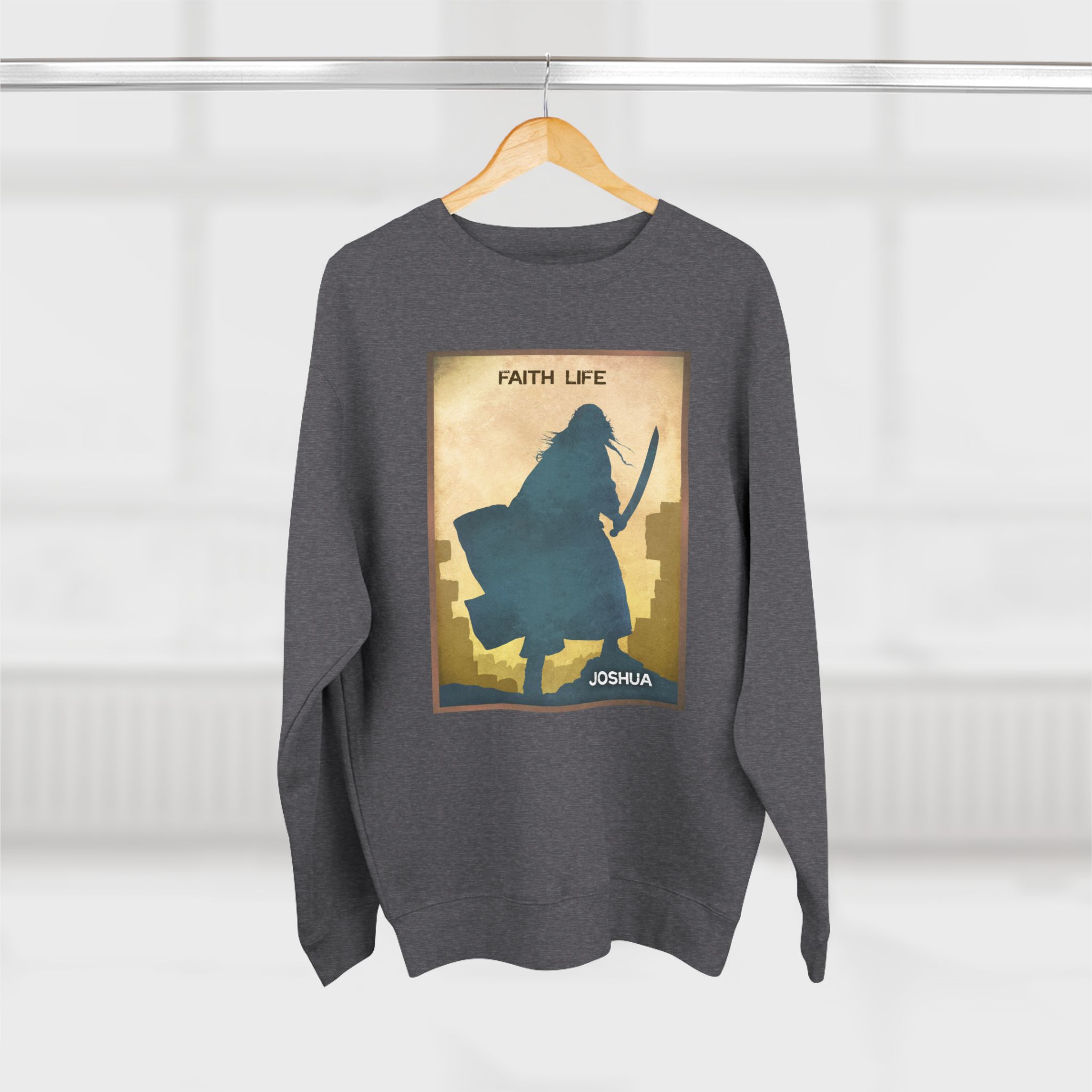 Joshua, Faith Life: Sweatshirt Halo House Joshua, Faith Life: Sweatshirt - Image 8