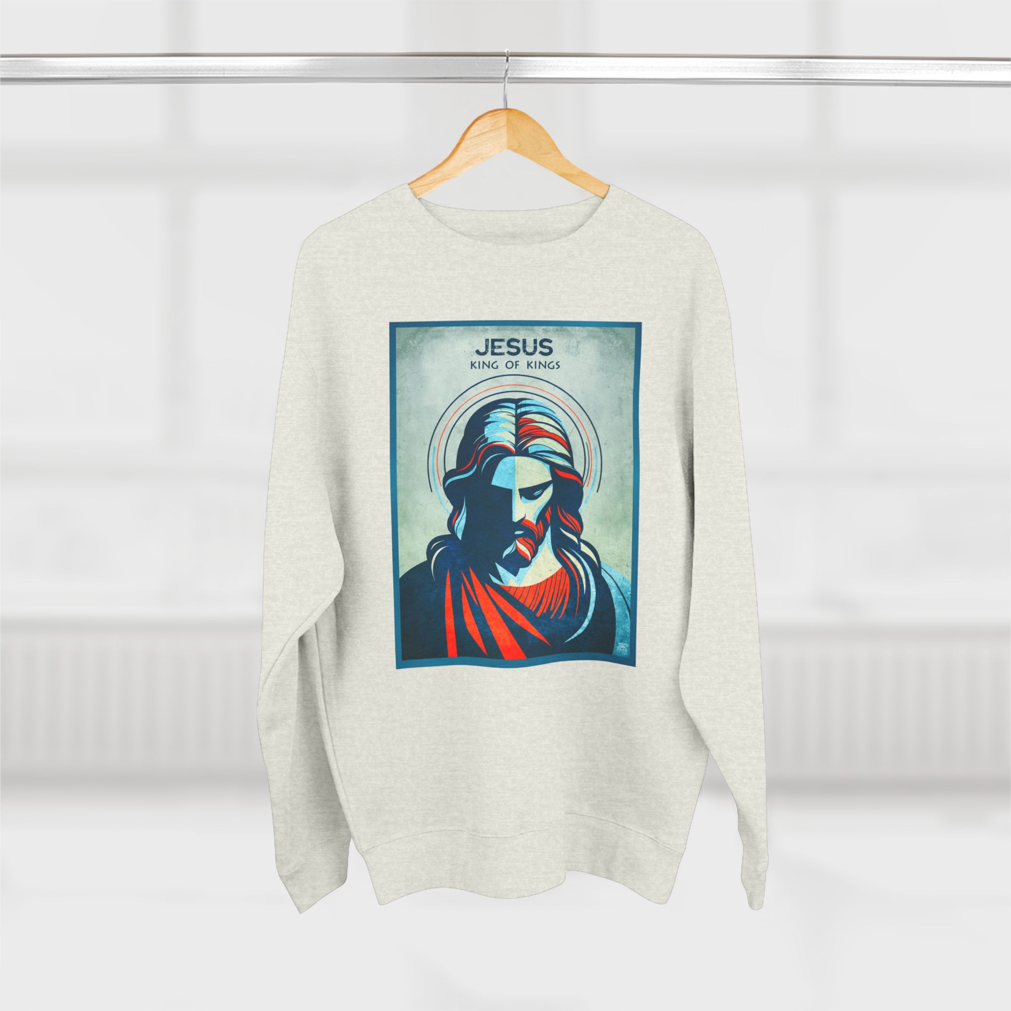 Jesus, King of Kings : Sweatshirt Halo House Jesus, King of Kings : Sweatshirt - Image 11
