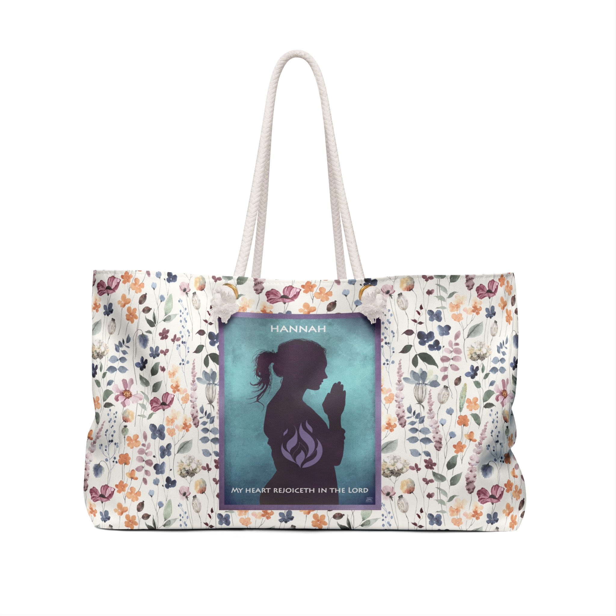 Hannah, The Power of Prayer - Boston Weekender Tote Bag 2 Hannah, The Power of Prayer - Boston Weekender Tote Bag - Image 2
